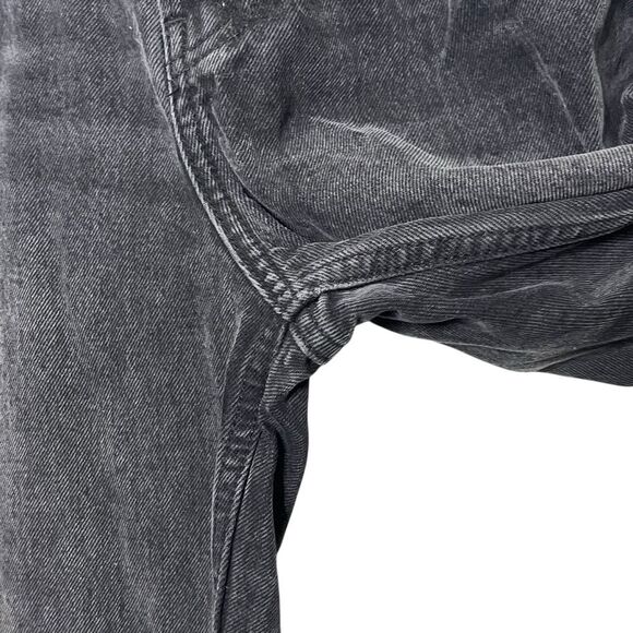 Reformation Cary Wide Leg Jeans Women’s 28 Faded Black High Rise Slouchy Chic - Picture 8 of 12